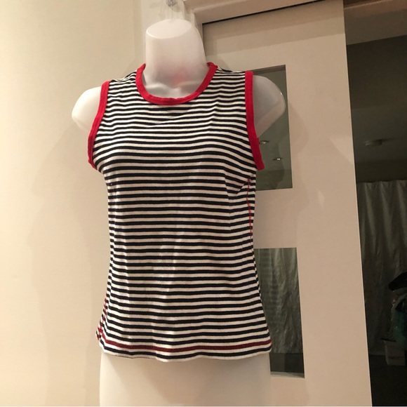 Coco Club - Striped Tank Top - Picture 1 of 4